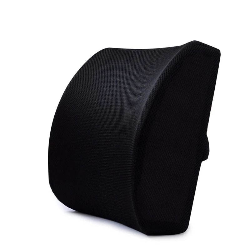 Car Lumbar Support Cushion Memory Foam Waist Pillow, Ergonomic Auto Seat Back Cushion for Car, Office to Relieve Pain
