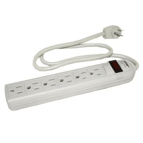 ETL Listed Outlet Power Strip Surge Protector, Angle Plug Wall AC Extension Cord with Overload Protection, Safety