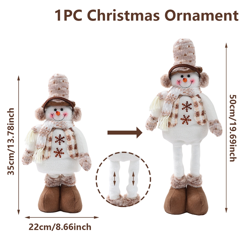 Merry Christmas Snowman Ornament, Party Decoration Kids Xmas, Santa Claus Doll, Navidad Natal, New Year Gift