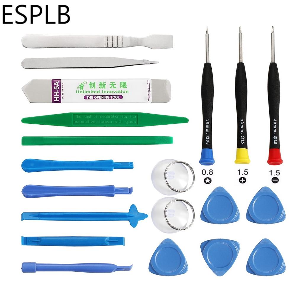 Mobile Phone Repair Tool Set for iPhone Disassembly Screwdriver Tweezers Suckers Screen Opening Kit