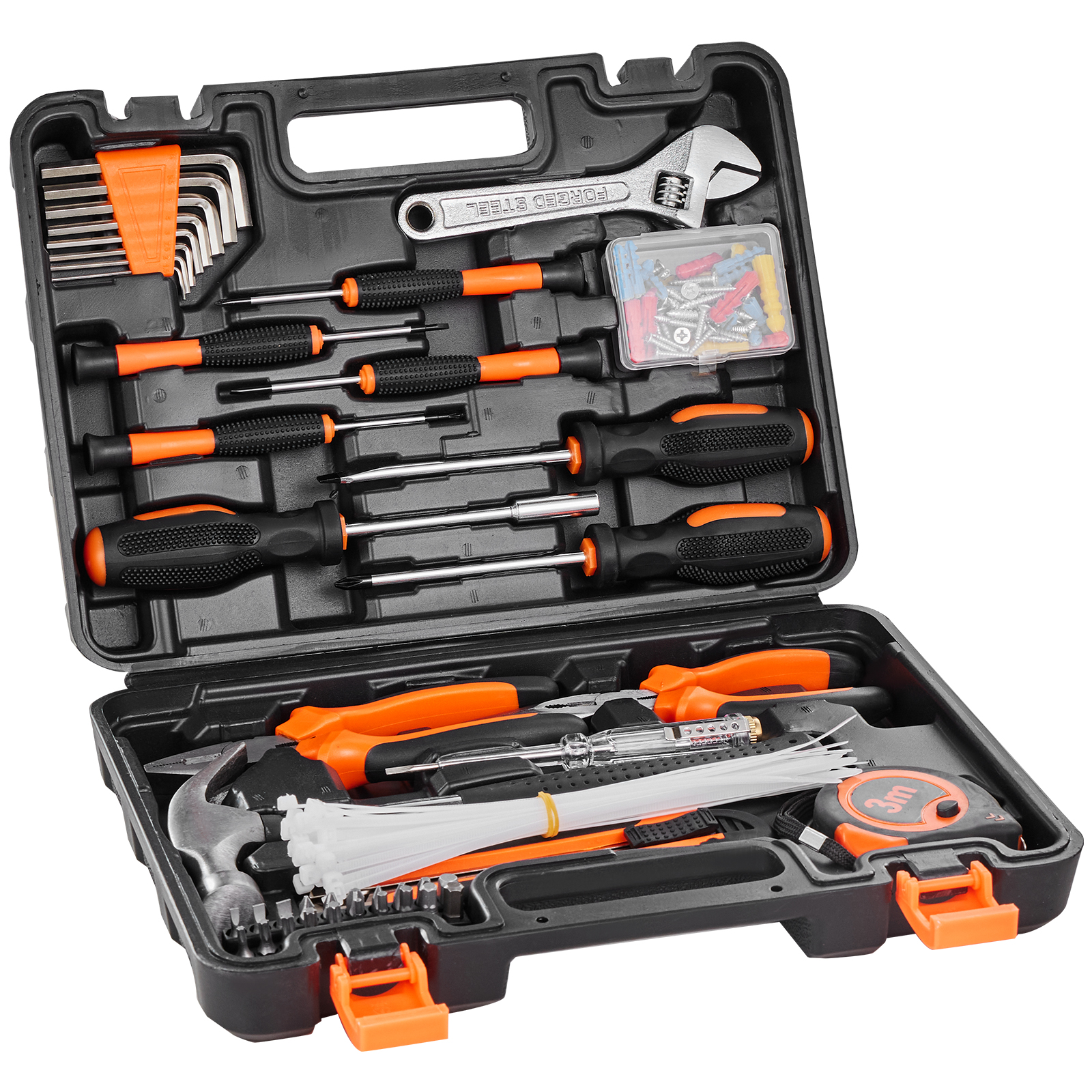 Home Repair Tool Kit with Tool Storage Case for DIY and Automotive Projects