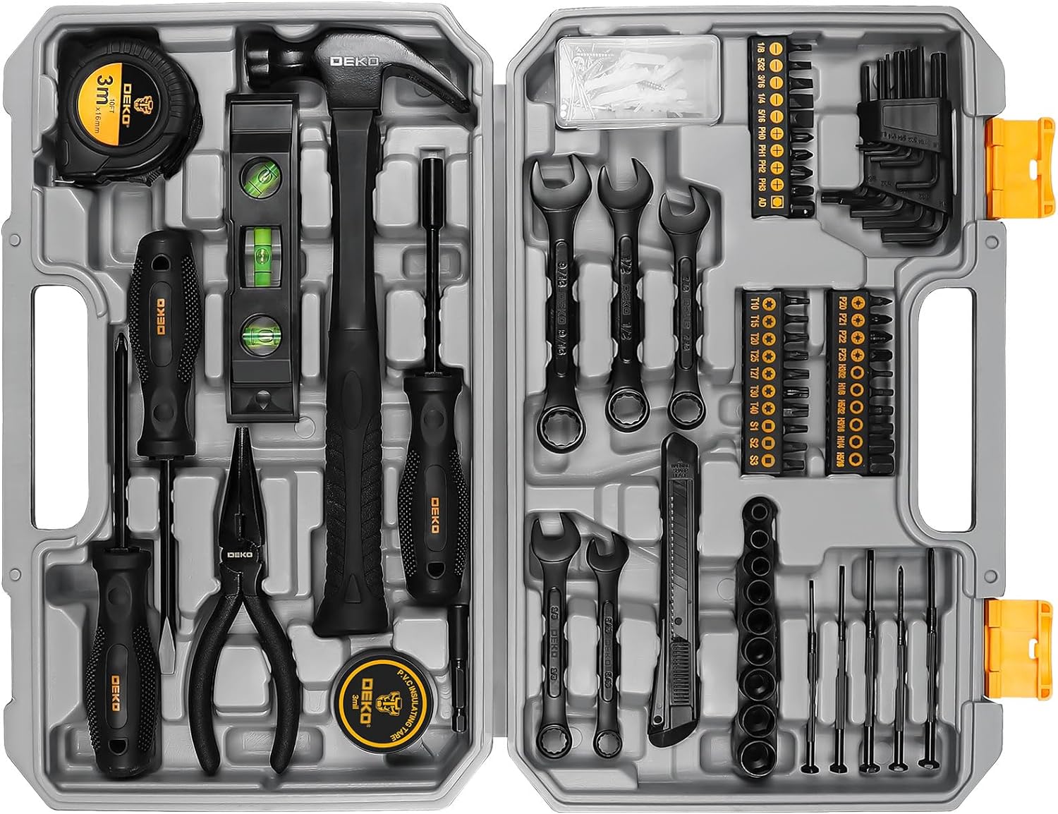 Tool Kit Set Box Home Repair Tools Basic Hand Toolbox | Inspire Uplift