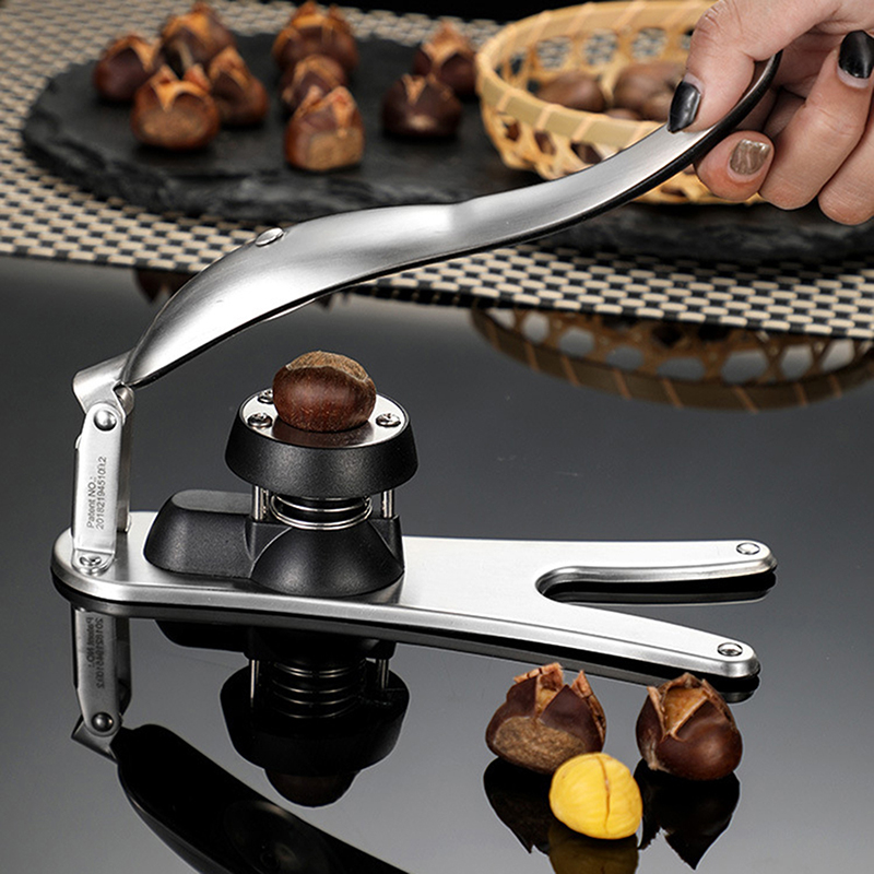 Chestnut Cutter and Walnut Cracker Stainless Steel Nutcracker Tool