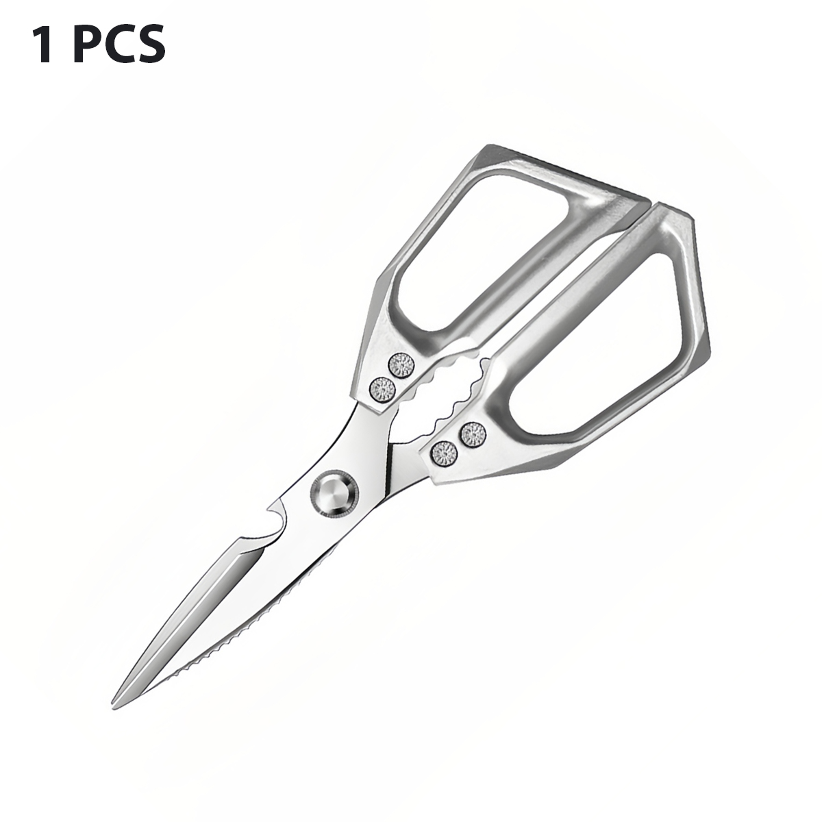 Multifunctional Kitchen Shears Stainless Steel Food Scissors for Meat, Fish and Vegetables
