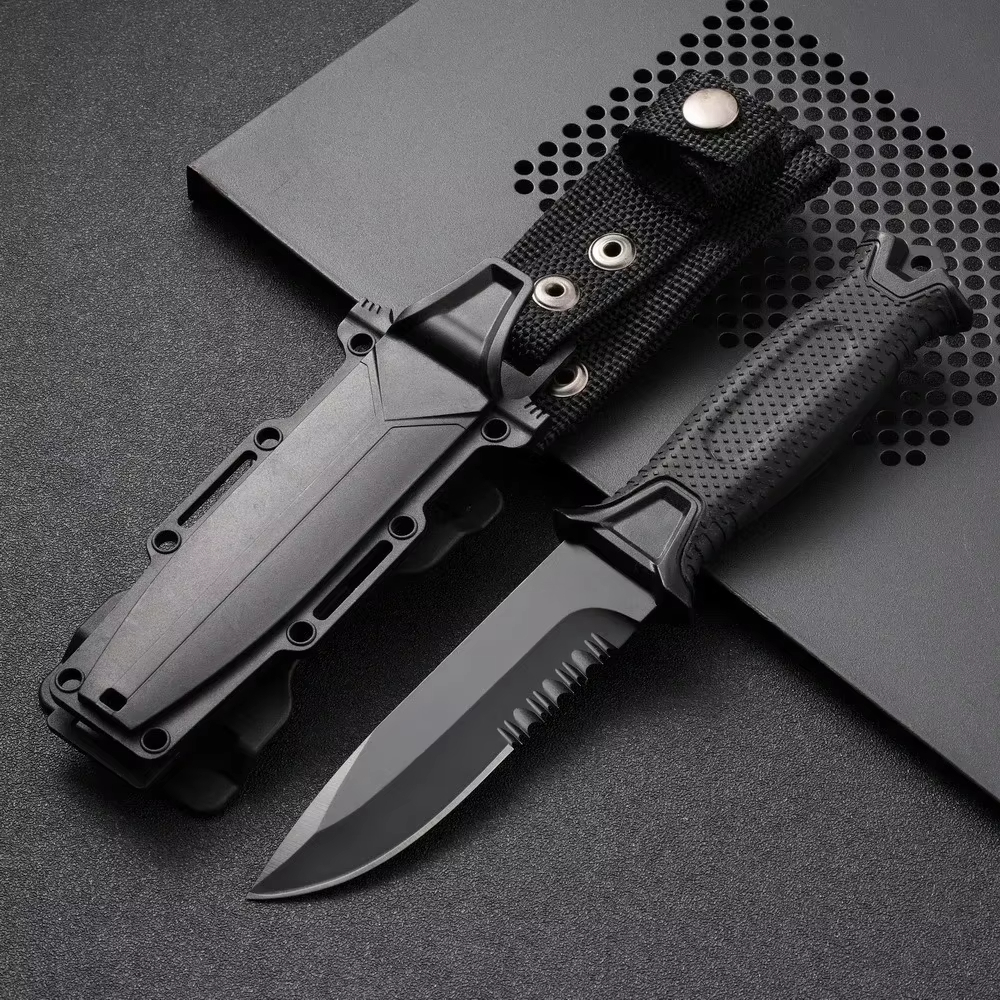 Tactical Outdoor Survival Knife for Camping & Defense
