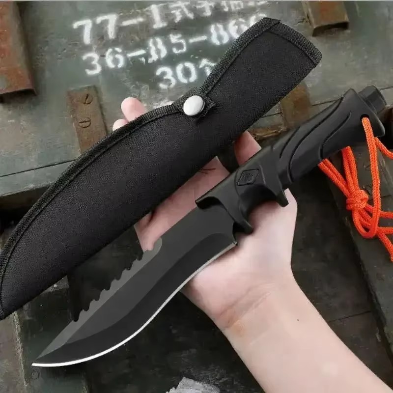 Tactical Outdoor Fixed Blade Knife Multi Purpose Survival Knife for Camping