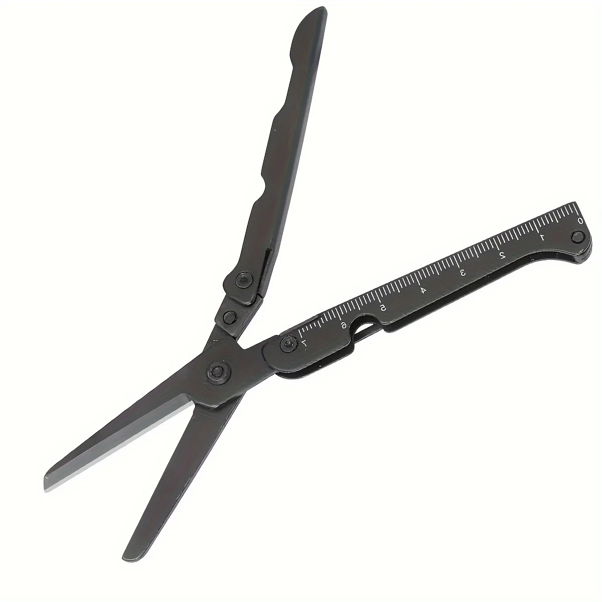 Portable Stainless Steel Survival Tool Multifunctional Folding Scissors for Camping
