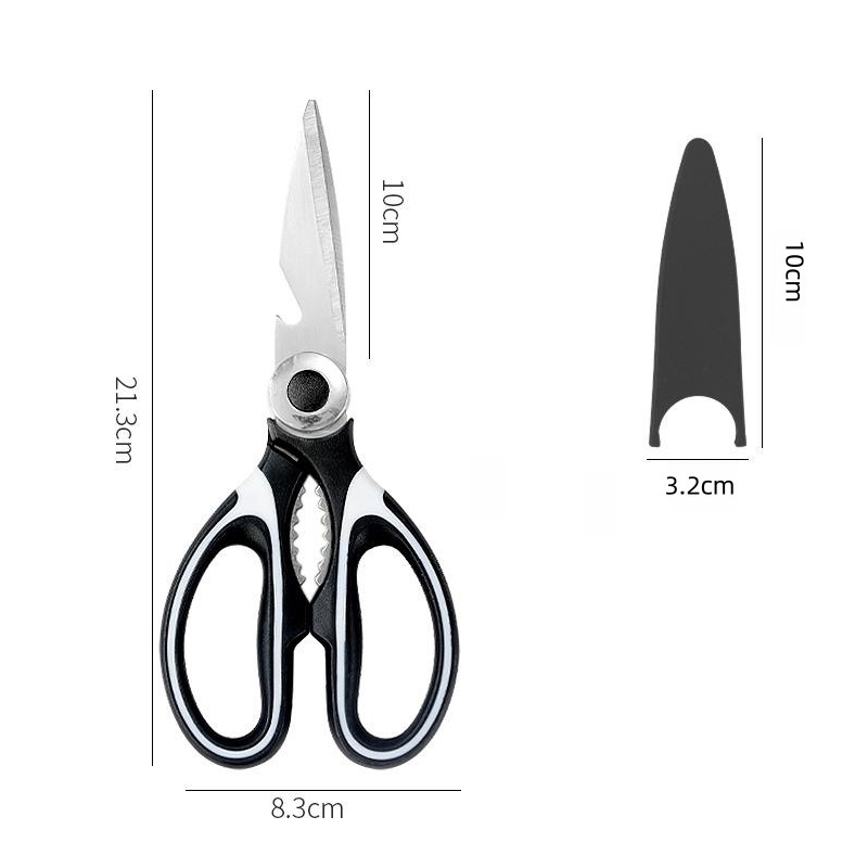 Premium Heavy Duty Stainless Steel Kitchen Scissors Stainless Steel Kitchen Shears for Meat, Fish & Bones