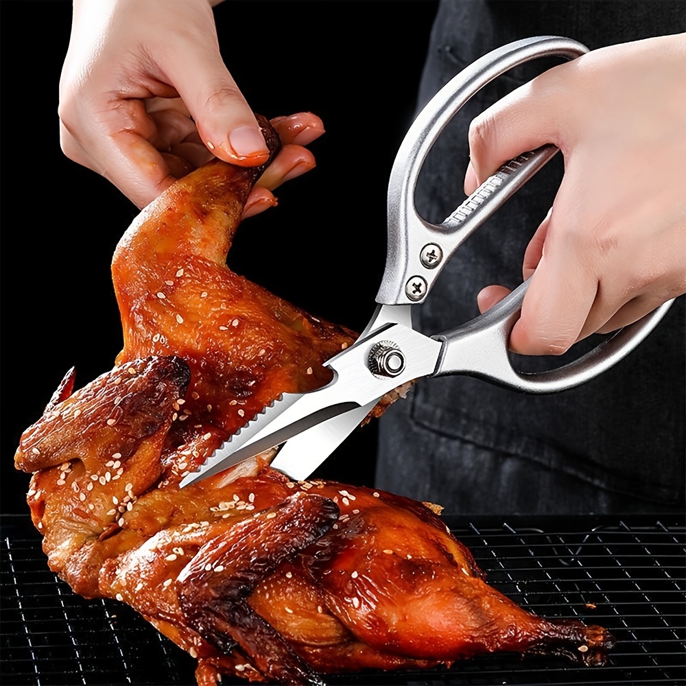Professional Stainless Steel Kitchen Scissors for Chicken Bones, Meat and Fish