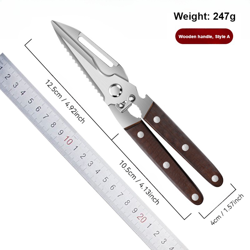 Premium Heavy Duty Stainless Steel Kitchen Scissors Professional Poultry Shears for Meat & Bones