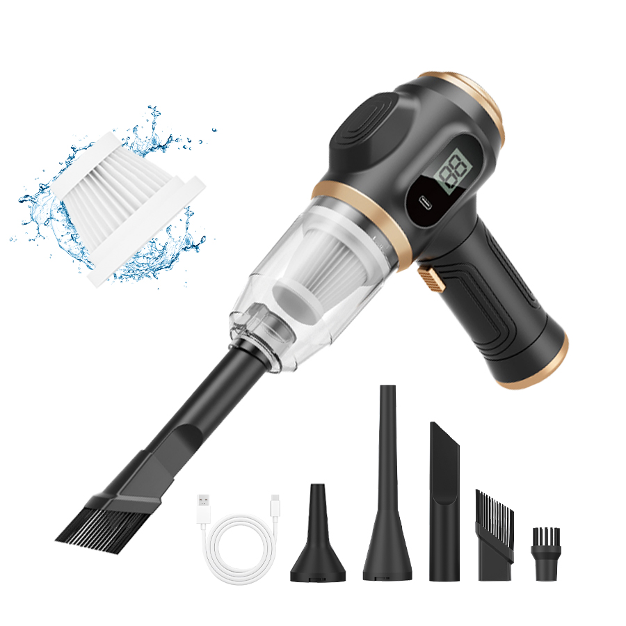 Cordless Car Vacuum Cleaner & Air Blower for Deep Interior Cleaning
