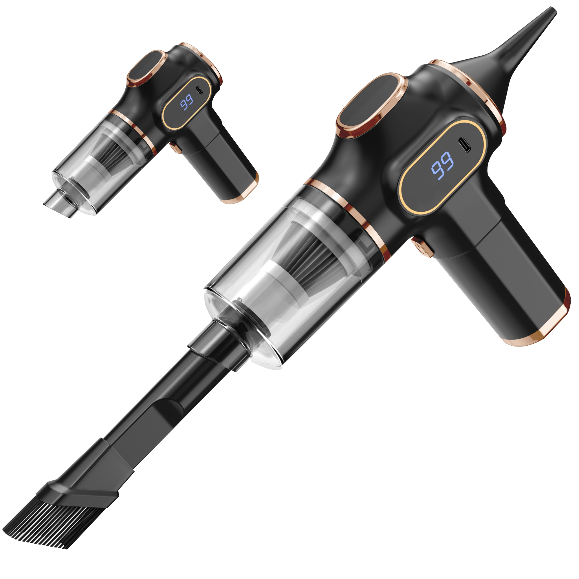 CleanDrive Pro Cordless Car Vacuum Cleaner & Portable Handheld Vacuum for Car, Home & Office