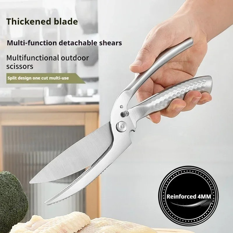 Multifunctional Kitchen Scissors Premium Stainless Steel Kitchen Shears for BBQ, Poultry & Everyday Prep