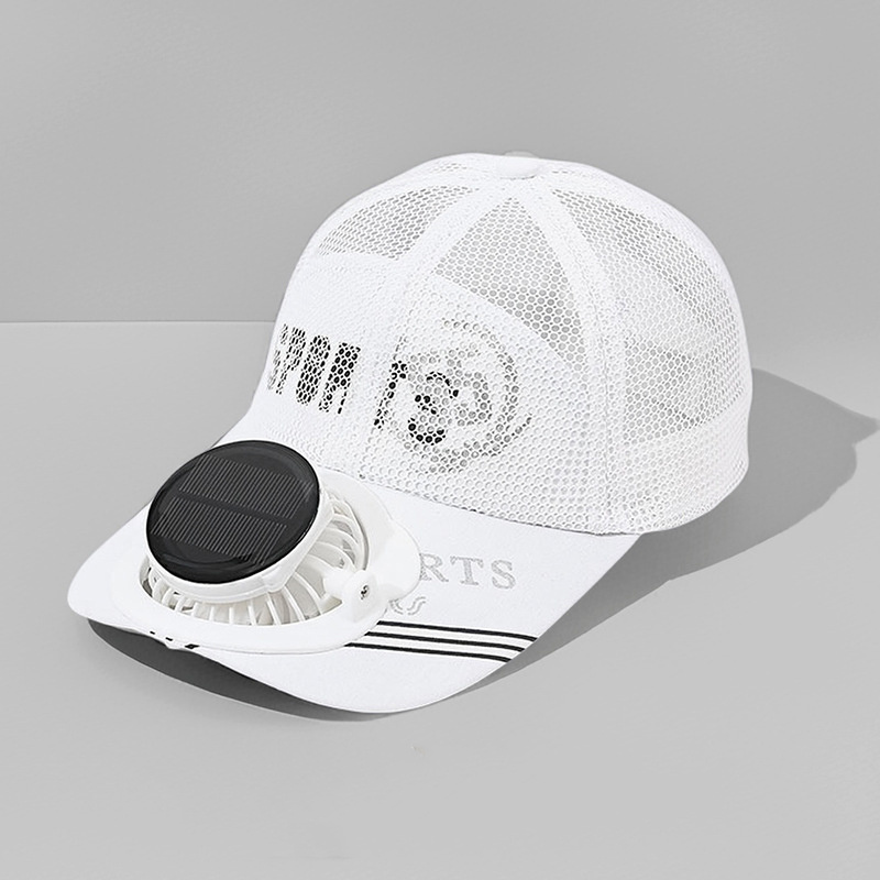 SolarCool Fan Cap Solar Powered Cooling Baseball Hat for Fishing, Camping & Outdoor Work
