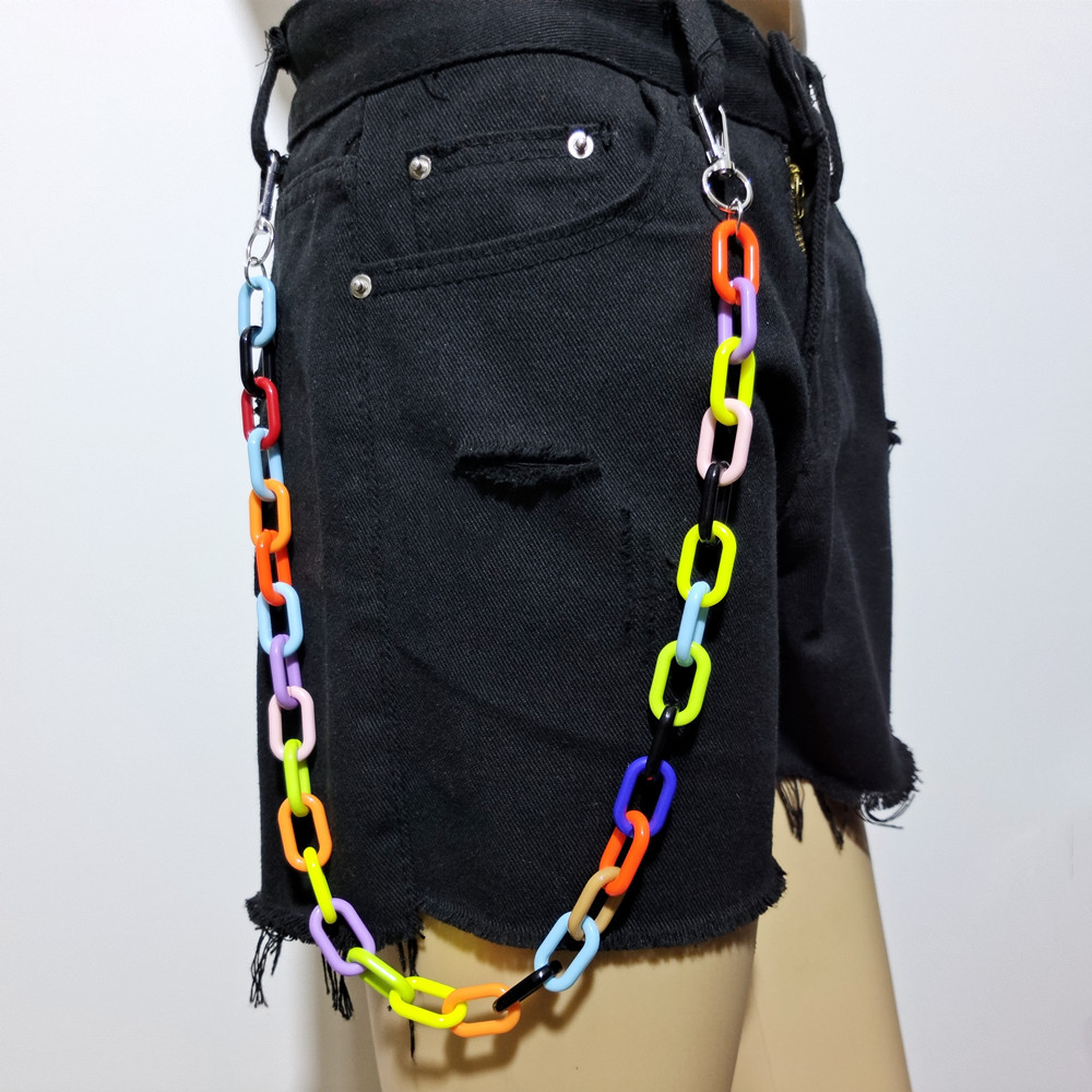 Silver Punk Waist Chain Belt Hip Hop Jeans Belt Chain for Women | Rock Metal Trouser Chain Jewelry