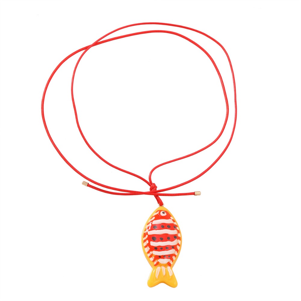 Elegant Fish Pendant Necklace Style Tropical Fish Necklace for Beach & Everyday Wear