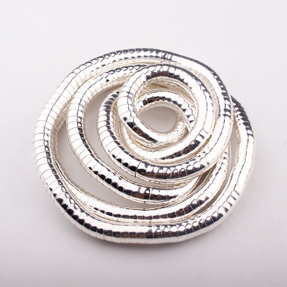 Bendable Snake Necklace & Flexible Choker Twistable Alloy Statement Jewelry in Gold & Silver