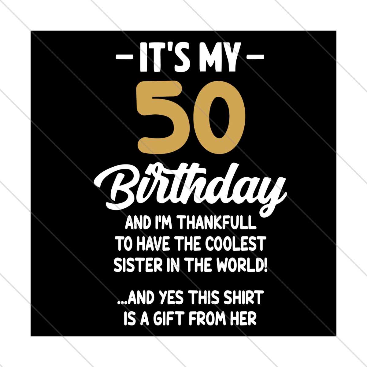 Its My 50th Birthday Svg, Birthday Svg, 50th Birthday Svg, 5 - Inspire ...