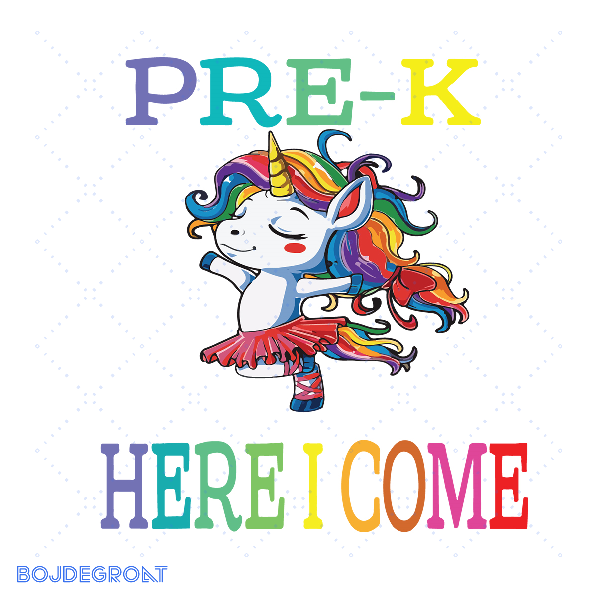 Pre K Unicorn Here I Come Svg, Back To School Svg | Inspire Uplift