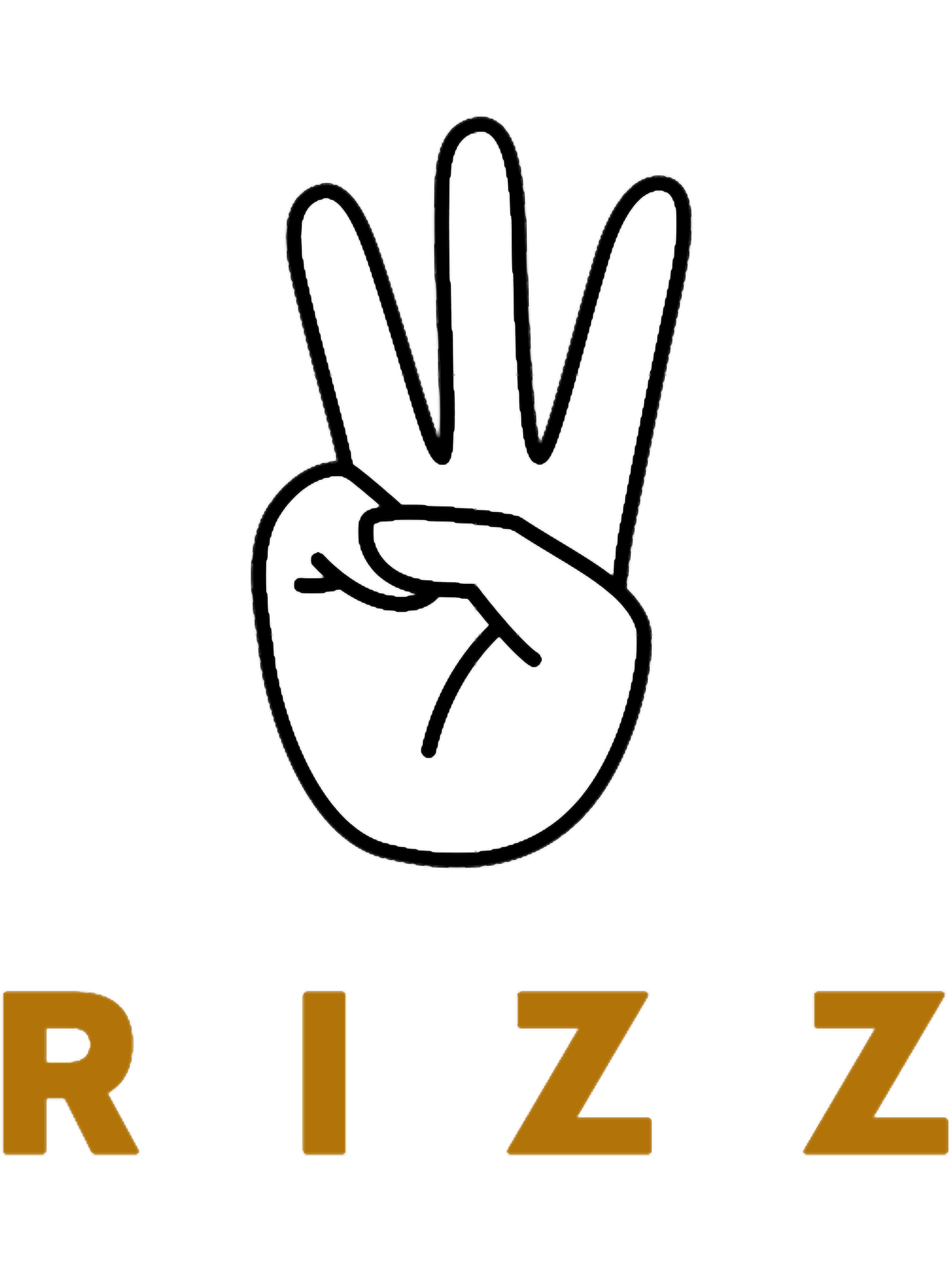 W Rizz Rizzle Rizzard W The Rizzler Hand Sign | Inspire Uplift