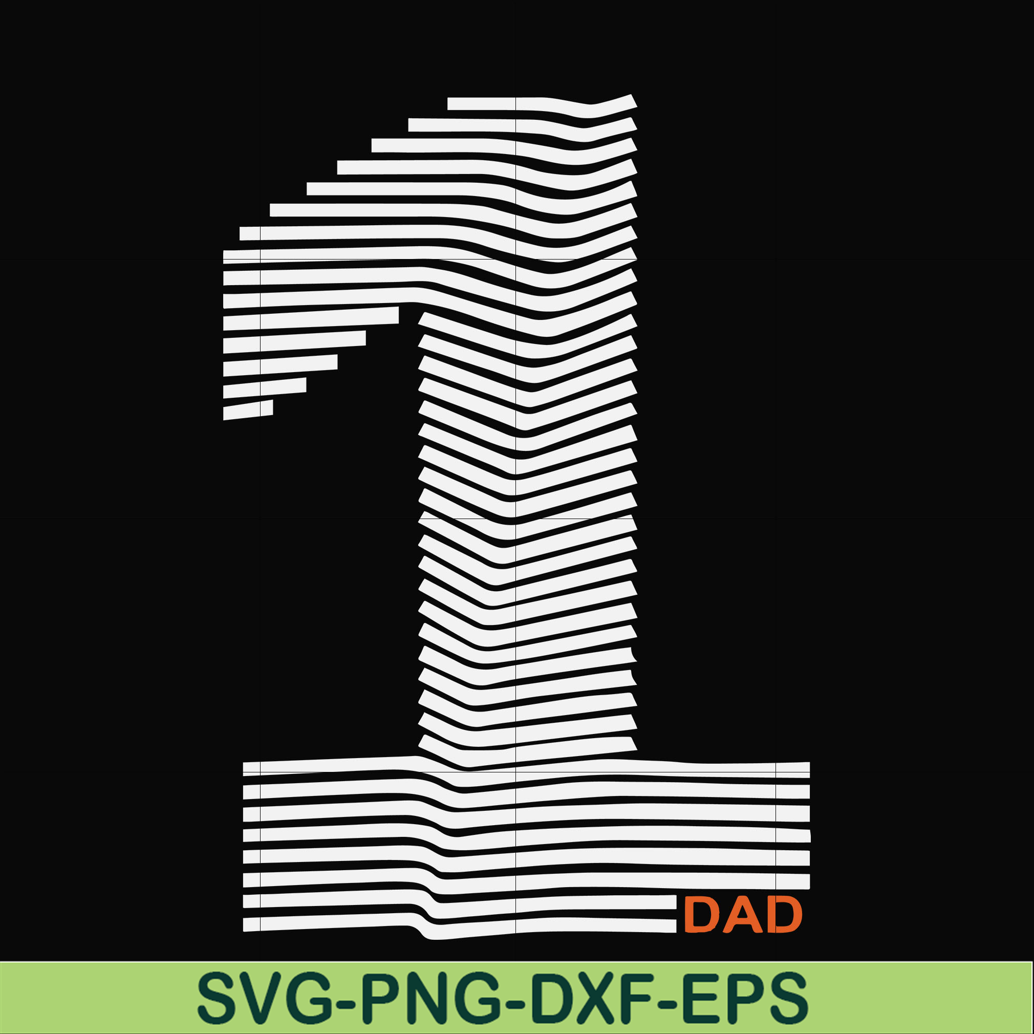 1 Dad svg, png, dxf, eps file FN000875 | Inspire Uplift