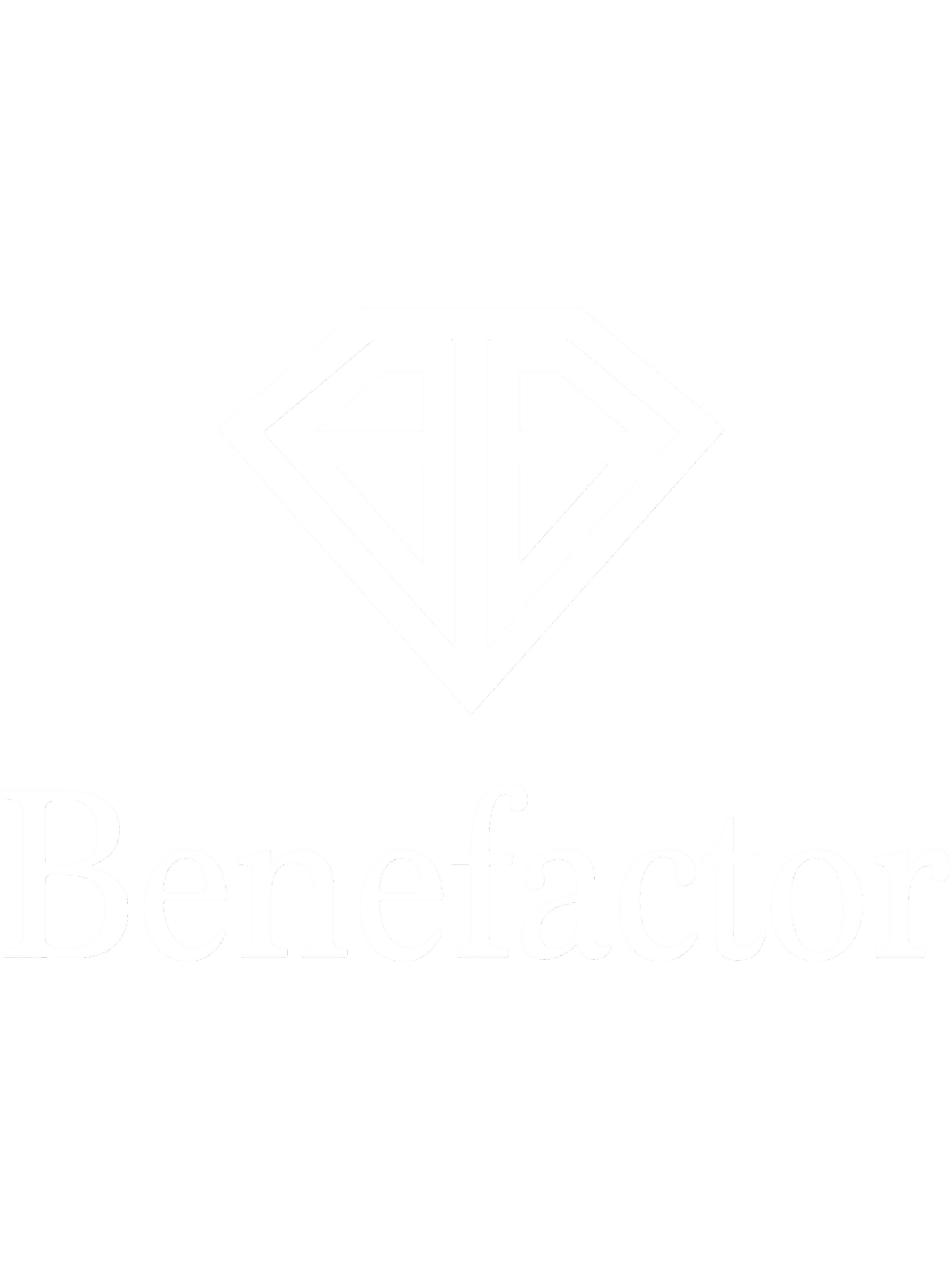 Benefactor Logo (White) Inspire Uplift