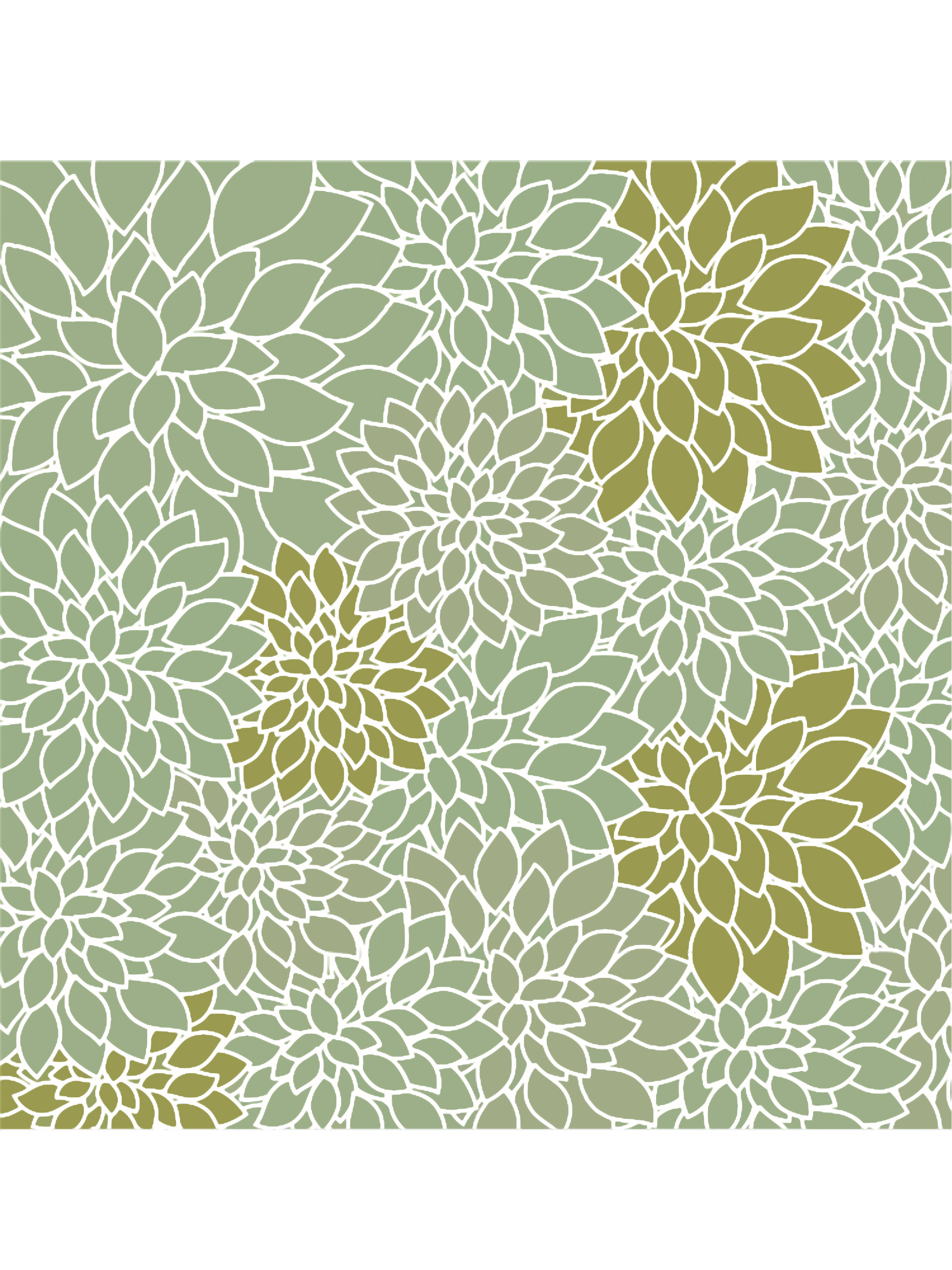 Sage Green Aesthetic Floral Pattern | Inspire Uplift