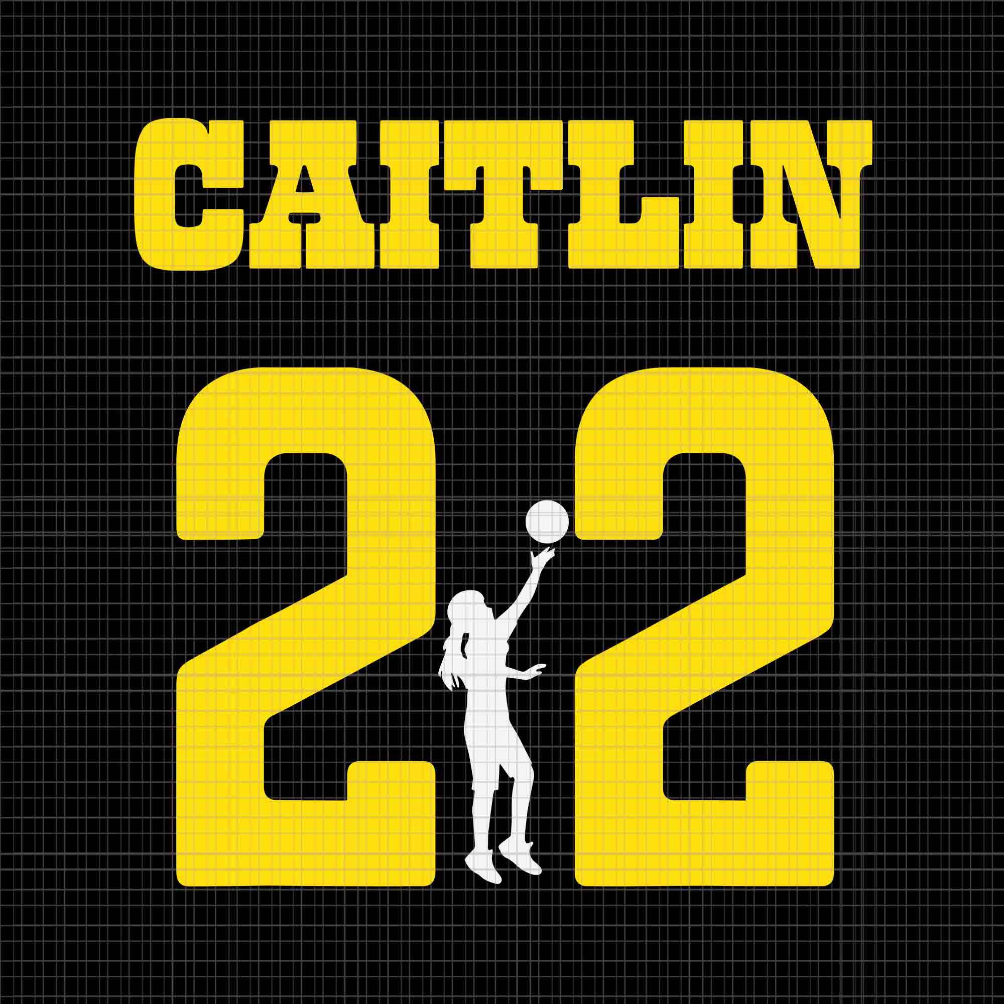 Yellow22 Caitlin Clark Womens Basketball Svg, Caitlin Clark Yellow 22 - Inspire ...