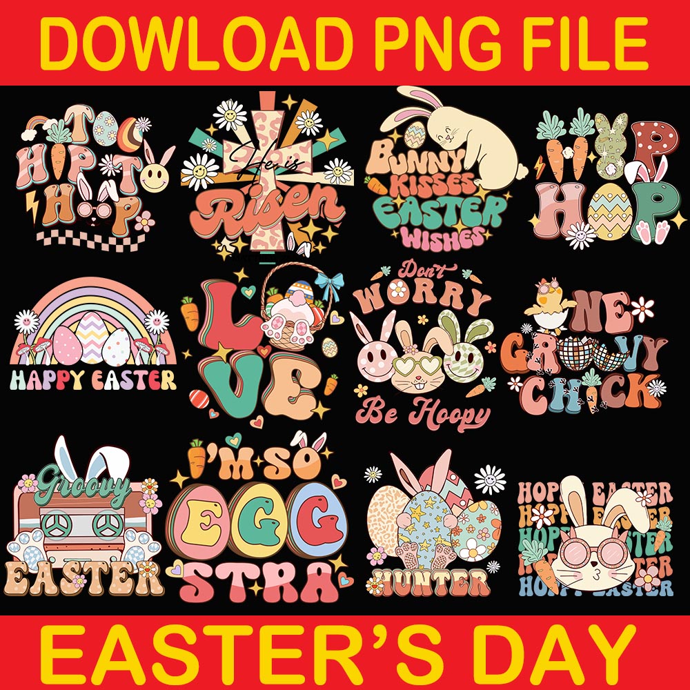 Easter Day, Bunny Bundle Png, Egg Rabbit Png | Inspire Uplift