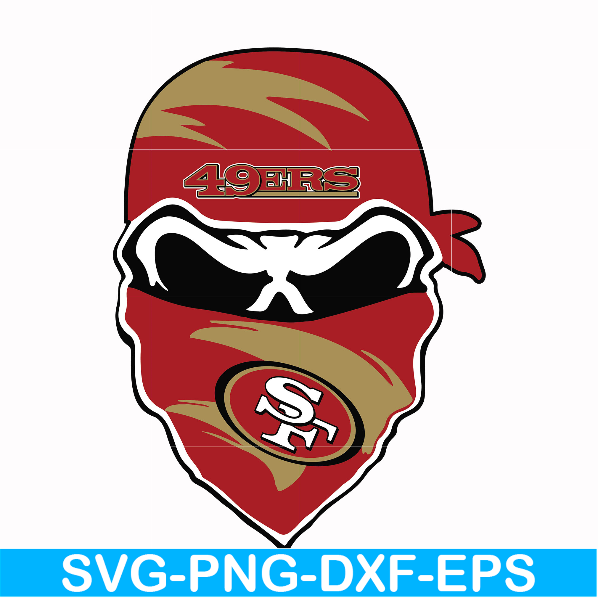San francisco 49ers skull svg, 49ers skull svg, Nfl svg, png - Inspire ...