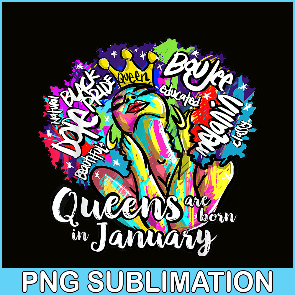 Queens born january png black girl png capricorn and aquariu inspire