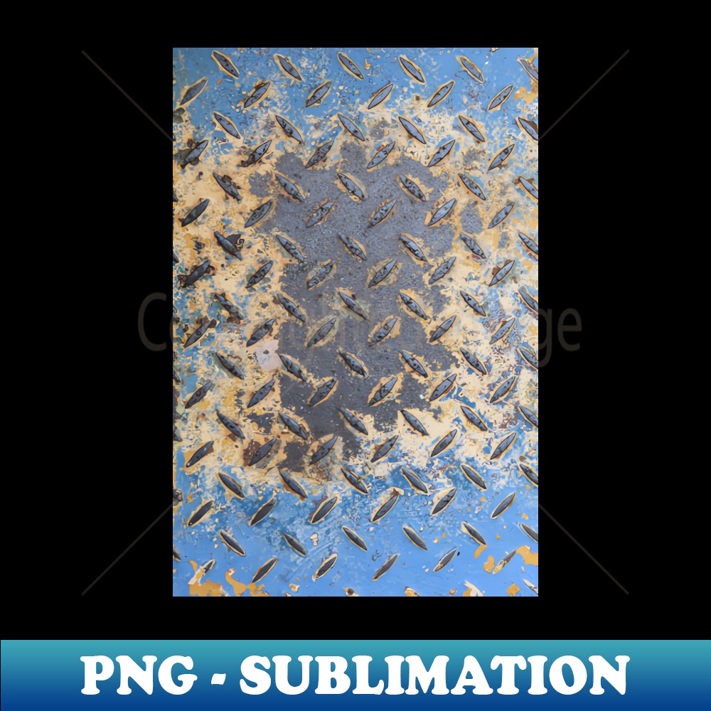 Colorful Rusty Metal Texture - Retro PNG Sublimation Digital | Inspire ...