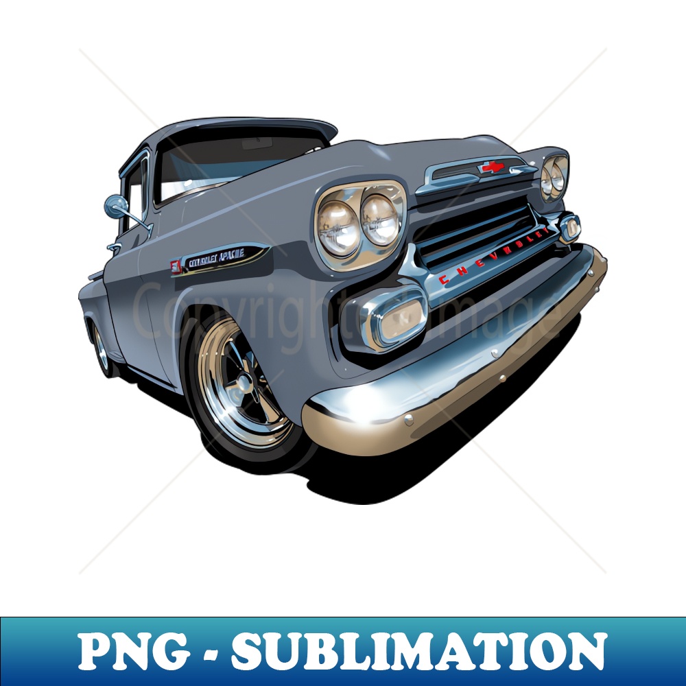 1959 Chevy Apache Pick Up Truck Stylish Sublimation Digita Inspire