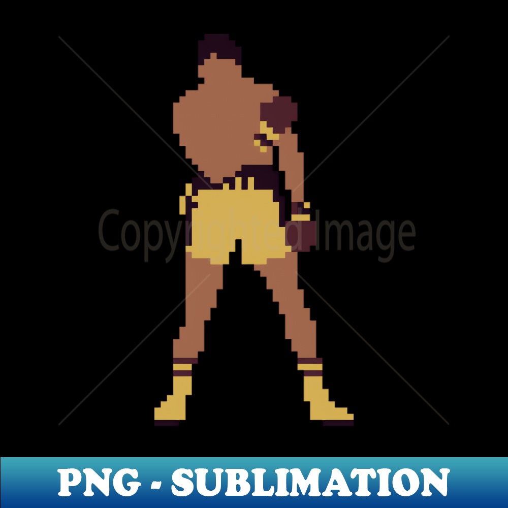 The Greatest Boxer - Pixel Art Gold GB Palette - Vintage Sub - Inspire ...