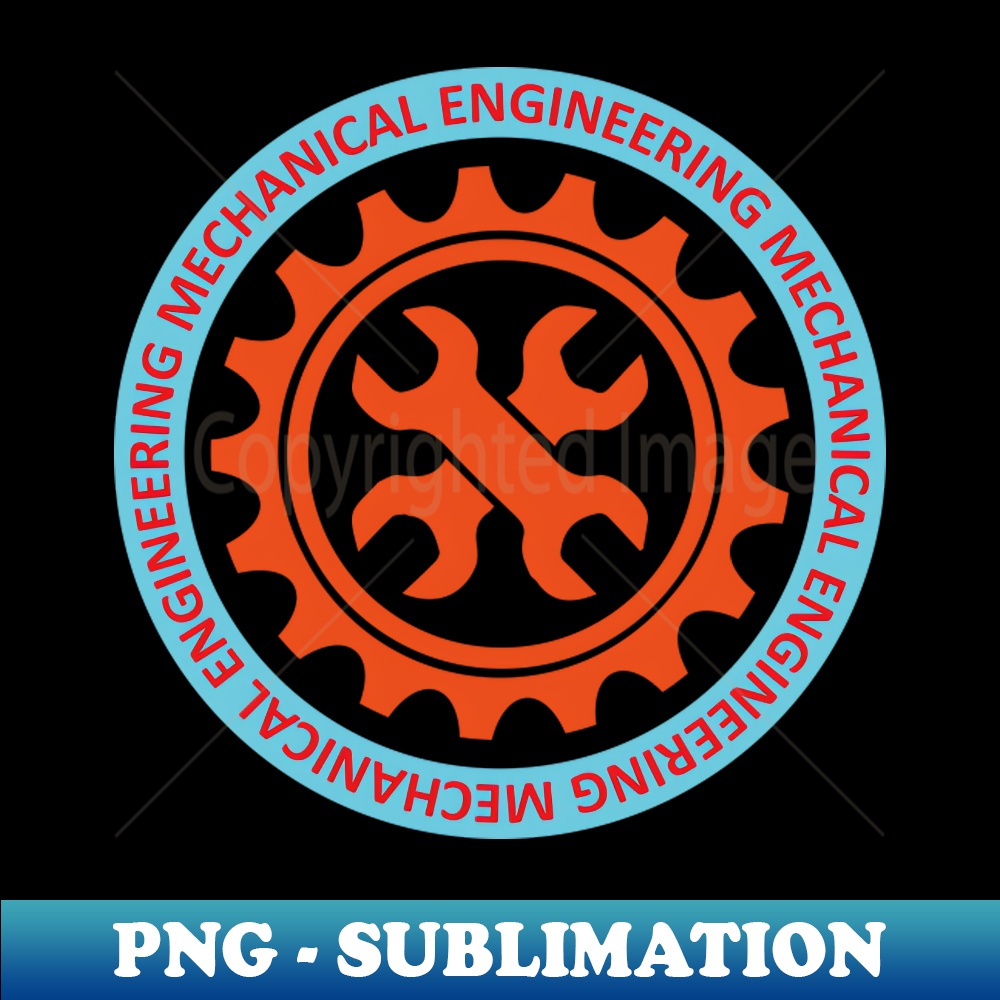 Mechanical Engineering Text Tools And Gear Decorative Subl Inspire