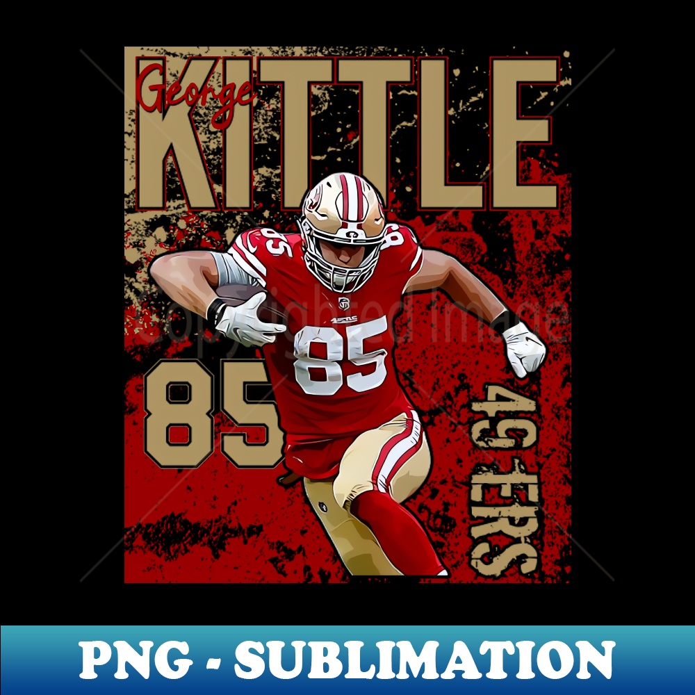 George kittle 49ers - PNG Transparent Digital Download File | Inspire ...