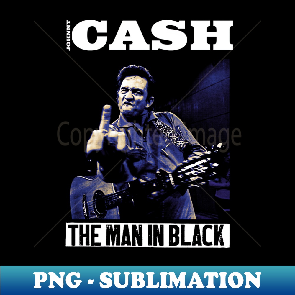 Vintage Johnny Cash - Artistic Sublimation Digital File - Sp | Inspire ...