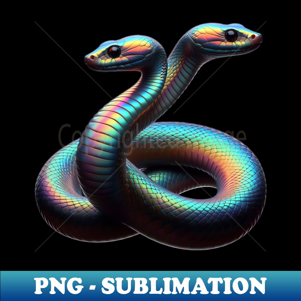 Two headed snake - Unique Sublimation PNG Download - Bold & | Inspire ...