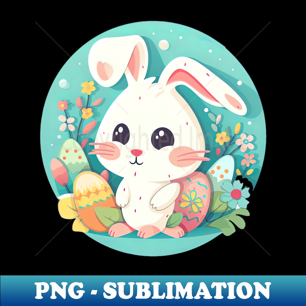 Easter - Bunny - Egg - PNG Transparent Sublimation Design - - Inspire ...