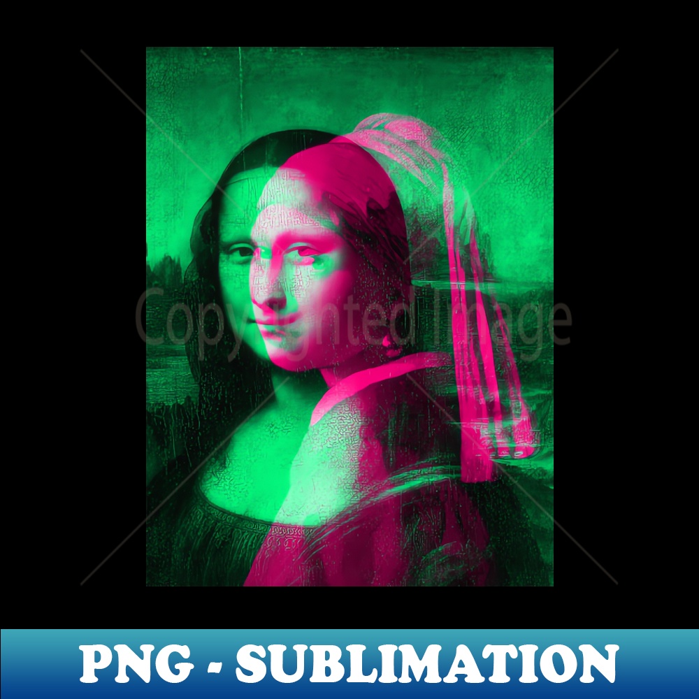 Mona Lisa with a Pearl Earring Interactive MagentaGreen Filt | Inspire ...