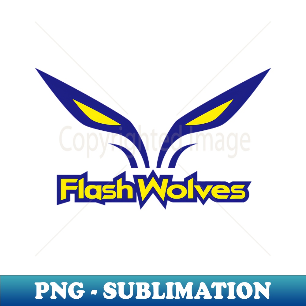 Flash Wolves - High-Resolution PNG Sublimation File | Inspire Uplift