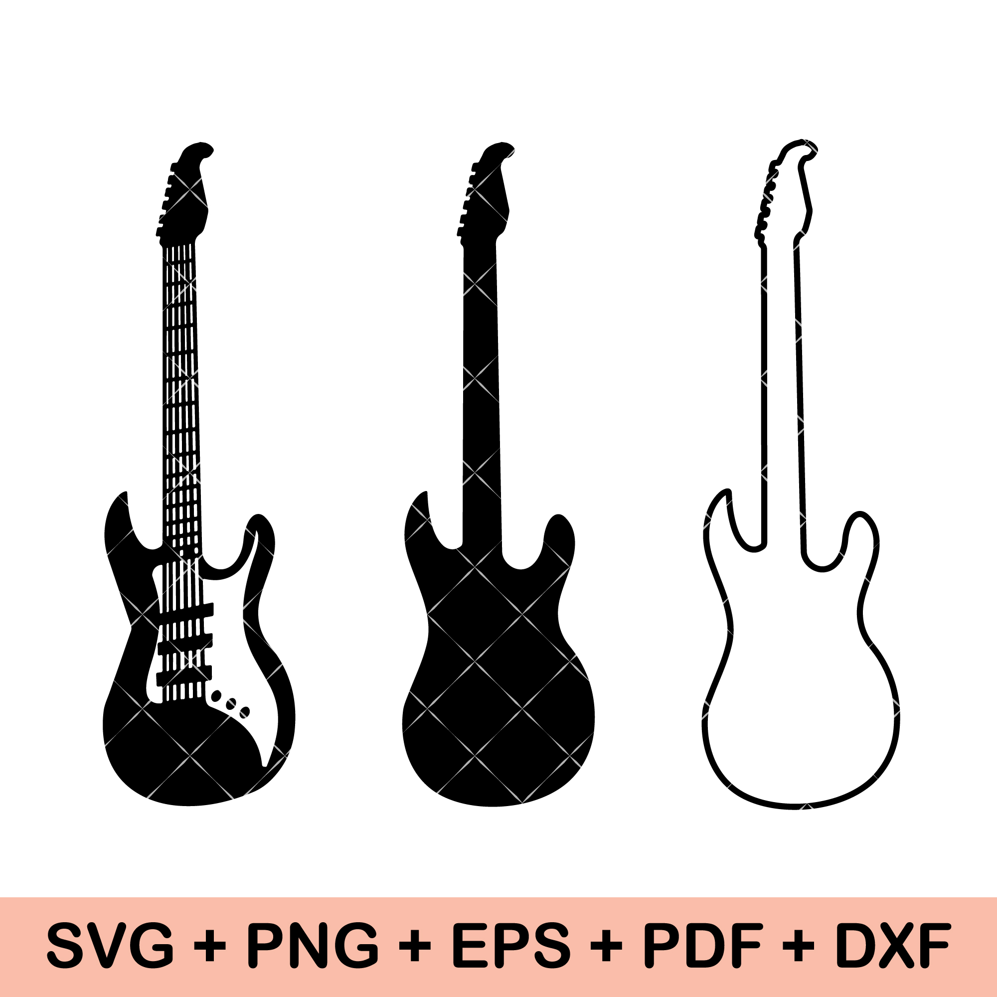 Guitar SVG bundle, Guitar Note Svg, Guitar clipart, Music sv Inspire