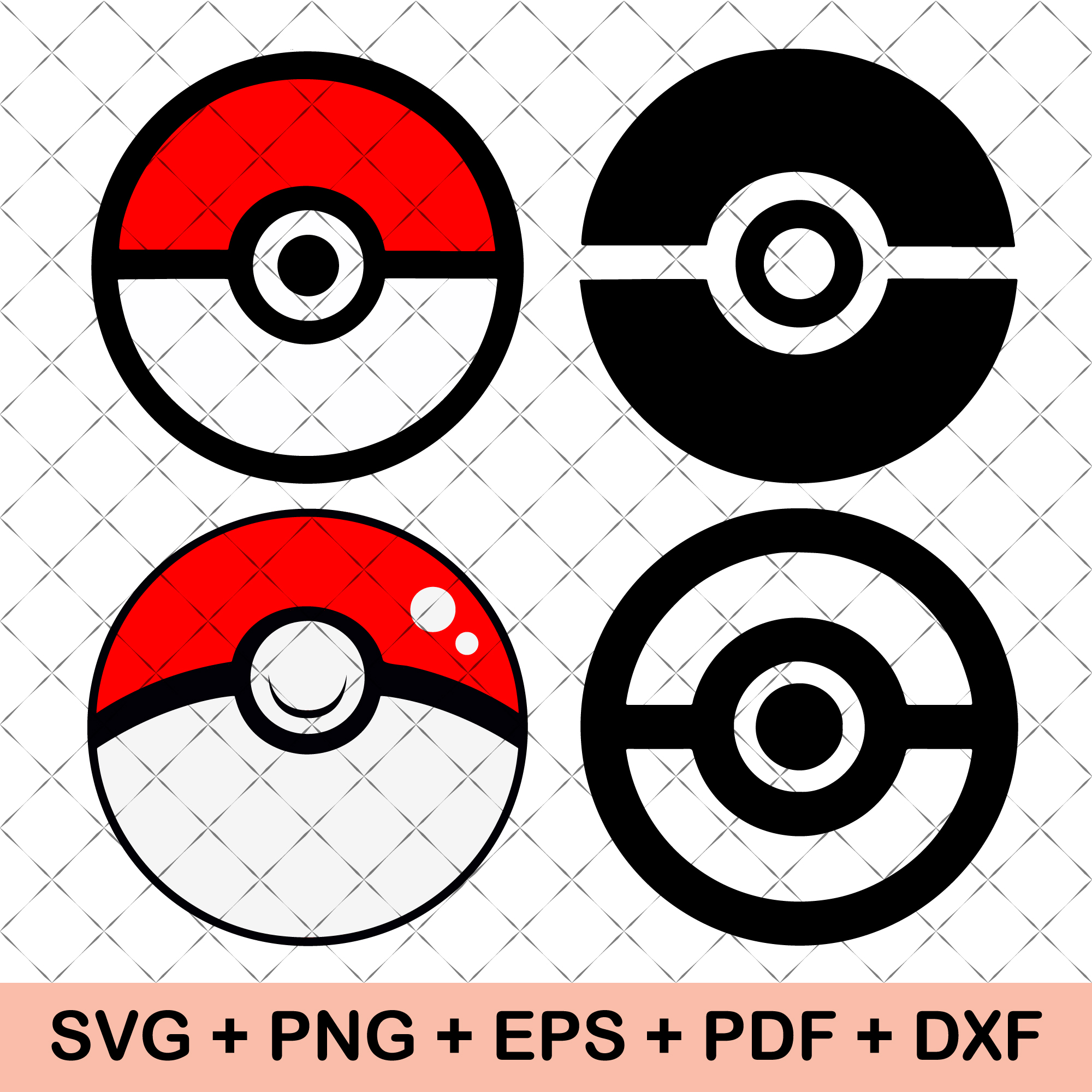 Pokemon Pokeball Svg - Pokemon Fest Svg - Pokeball Svg - Inspire Uplift