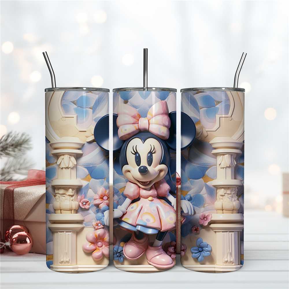 Little Princess Minnie Tumbler Design, Minnie Mouse Wrap Tum | Inspire ...