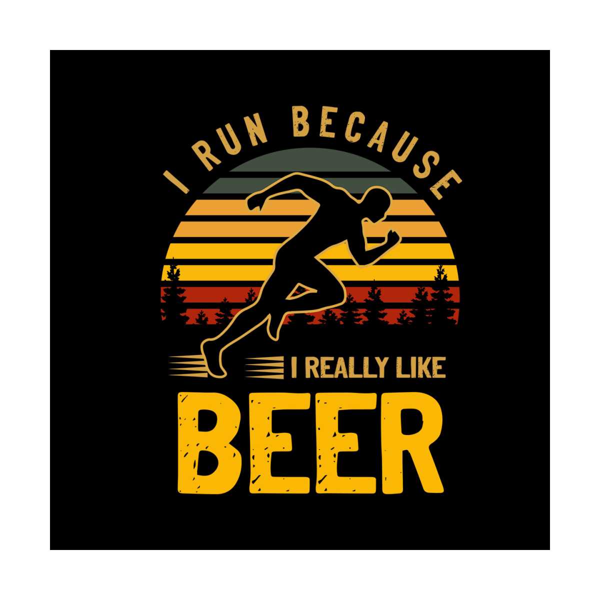 I Run Because I Really Like Beer Svg, Trending Svg, Beer Svg | Inspire ...