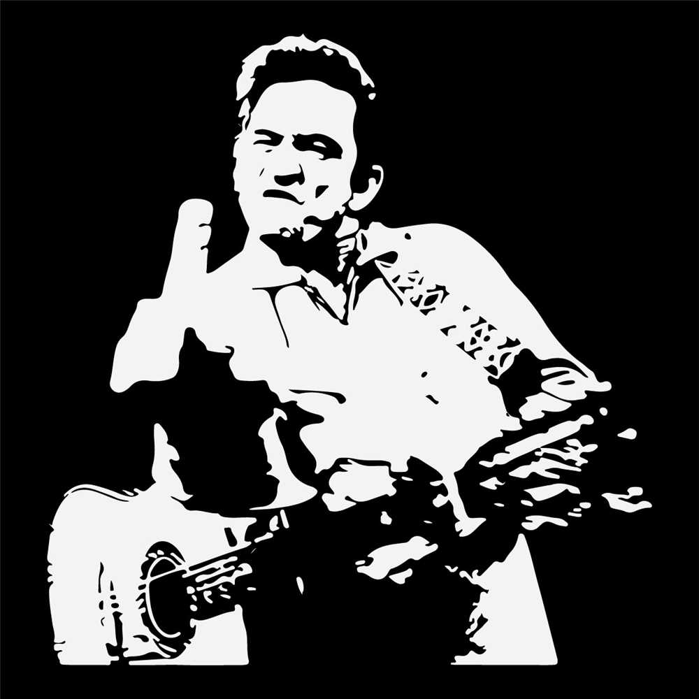 Johnny Cash Midde Finger Svg Digital Cut Files Clipart | Inspire Uplift