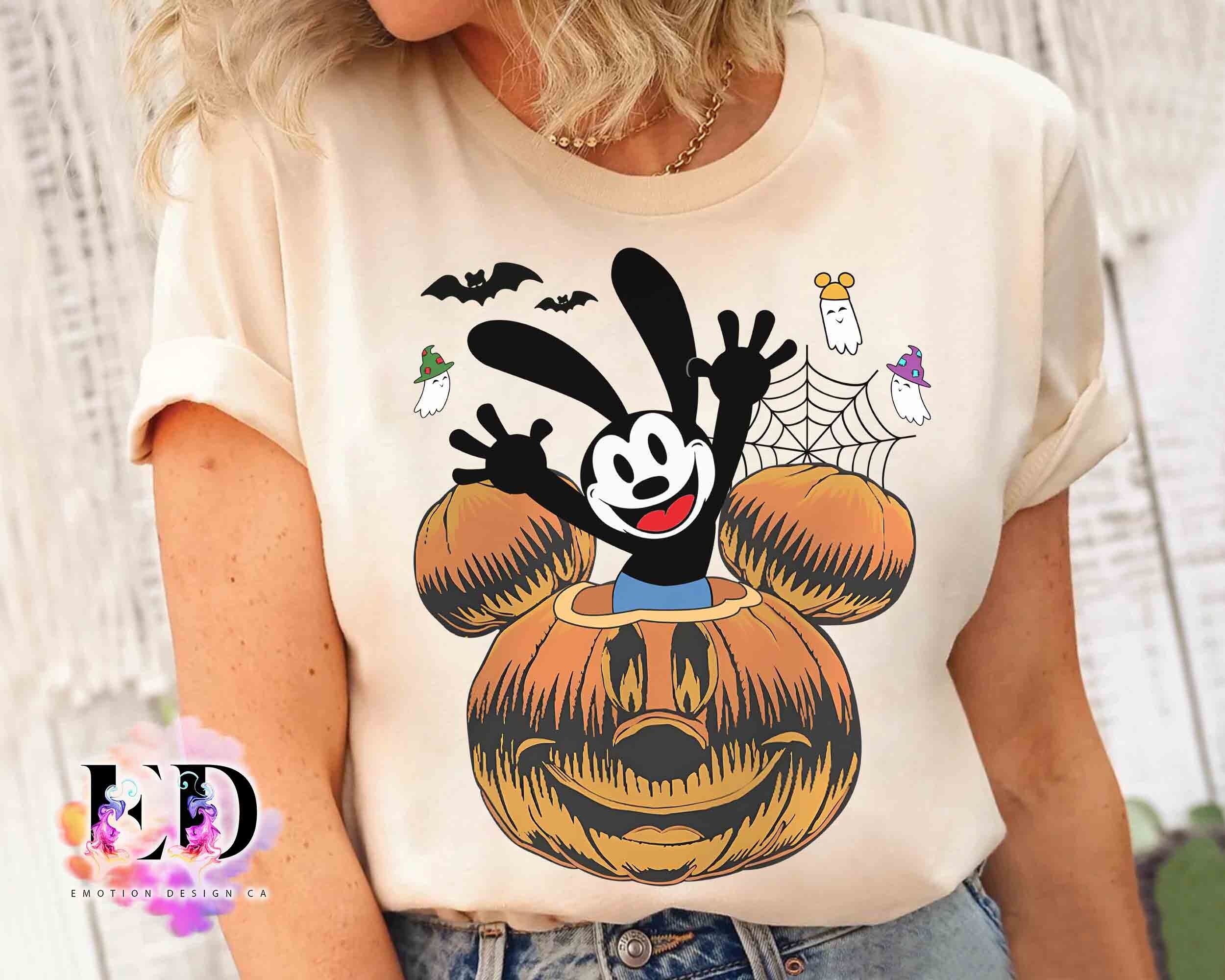 Disney Oswald The Lucky Rabbit Pumpkin Halloween Costume Shi | Inspire ...