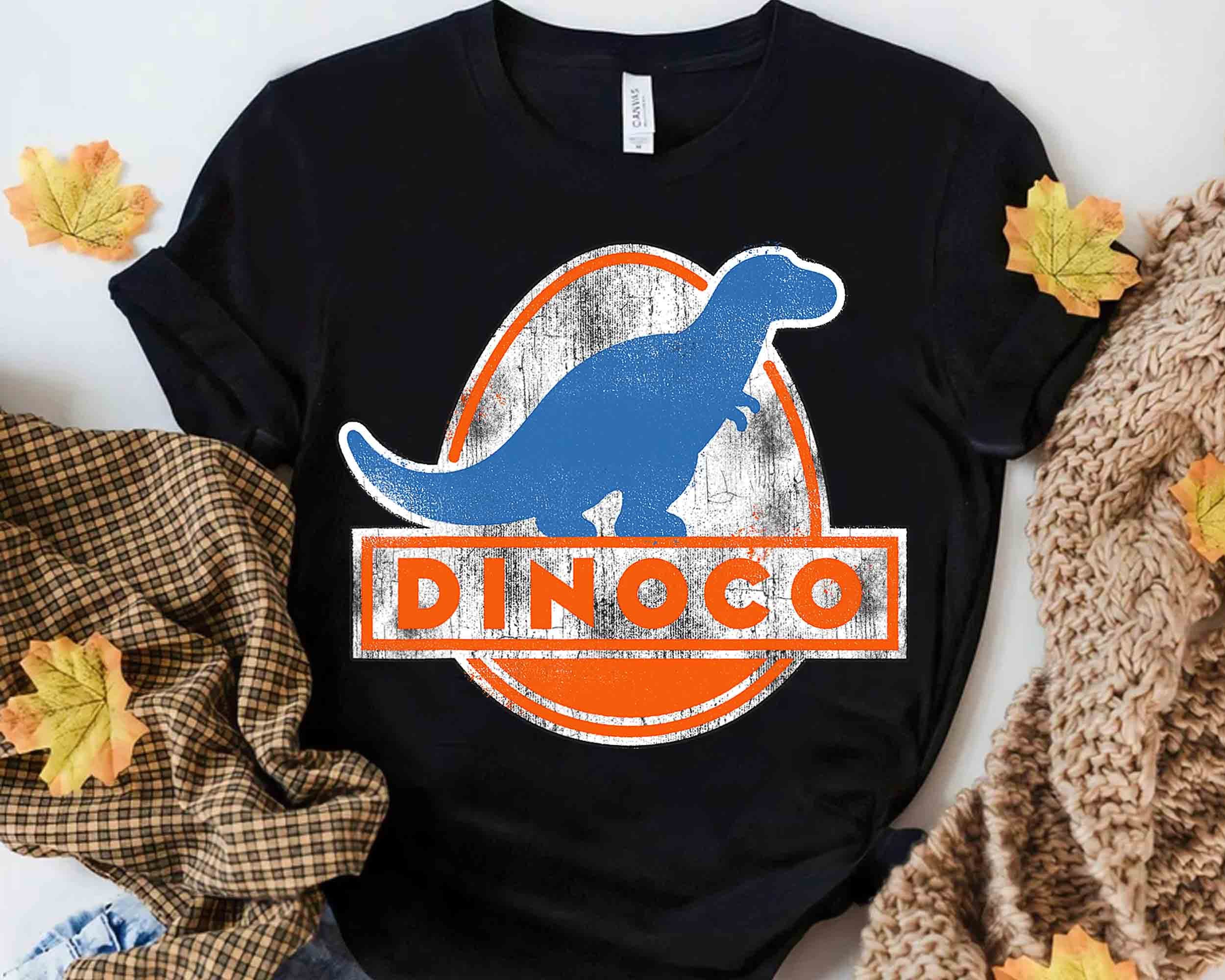 Disney Pixar Cars Iconic DINOCO Dinosaur Logo T-Shirt Unisex