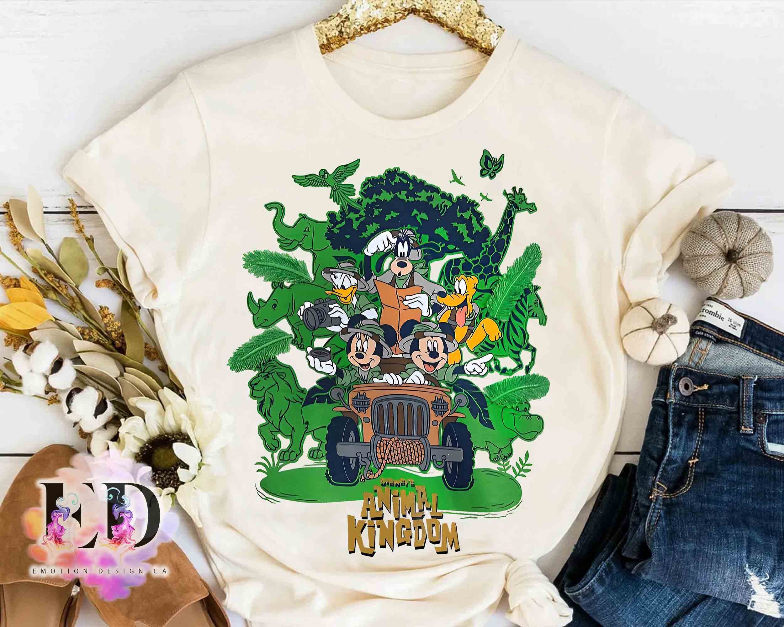Safari Animal Kingdom Tee Shirts Vintage Disney Animal Kingdom