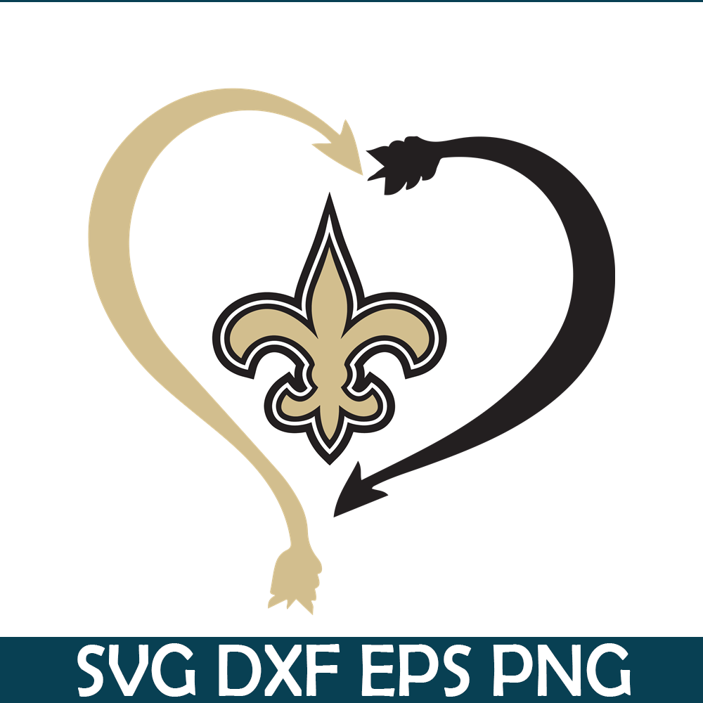 New Orleans Saints Logo SVG PNG DXF EPS, Football Team SVG, | Inspire ...